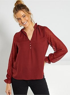 Blusa em voile - Kiabi