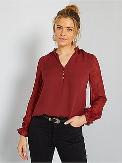 Blusa em voile - Kiabi