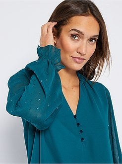 Blusa em voile - Kiabi