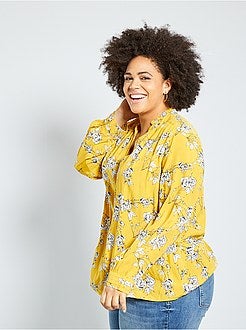 Blusa estampada - Kiabi