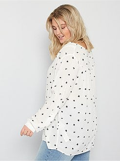 Blusa estampada - Kiabi