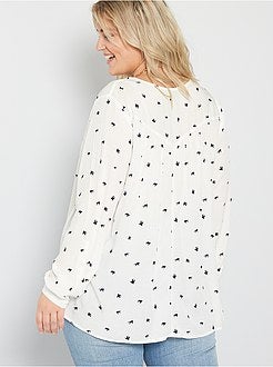 Blusa estampada - Kiabi