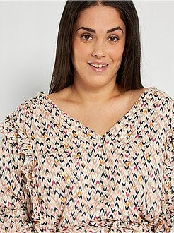 Blusa estampada - Kiabi