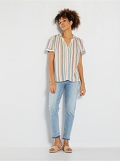 Blusa estampada - Kiabi