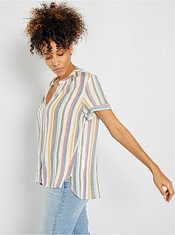 Blusa estampada - Kiabi