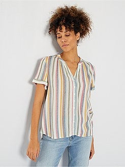 Blusa estampada - Kiabi