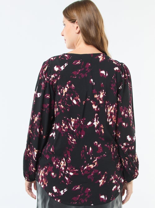 Blusa estampada 'Only Carmakoma' - Kiabi