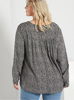 Blusa estampada - Kiabi
