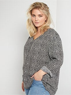 Blusa estampada - Kiabi