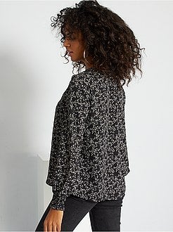 Blusa estampada - Kiabi