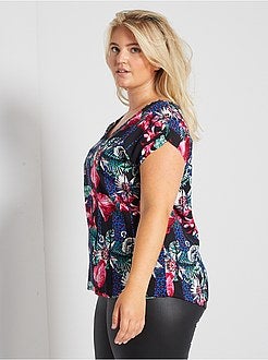 Blusa estampada - Kiabi