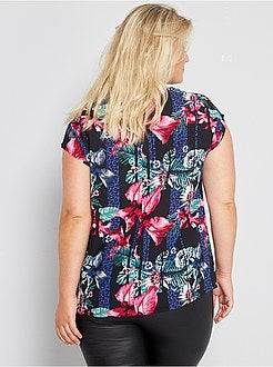 Blusa estampada - Kiabi