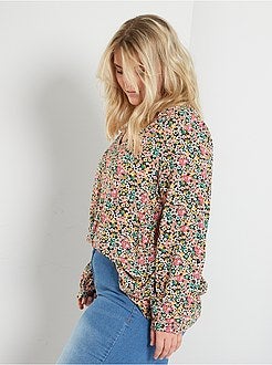 Blusa estampada - Kiabi