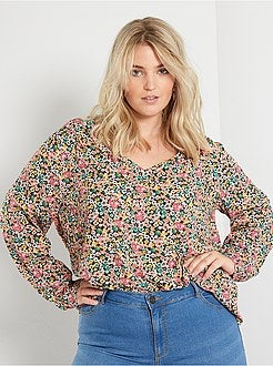 Blusa estampada - Kiabi