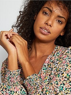 Blusa estampada - Kiabi