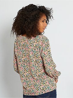 Blusa estampada - Kiabi