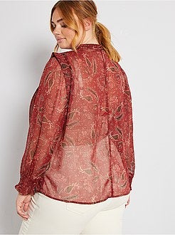 Blusa estampada - Kiabi