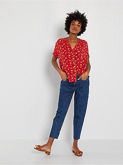 Blusa estampada - Kiabi