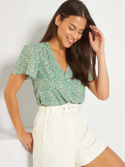 Blusa estampada - Kiabi