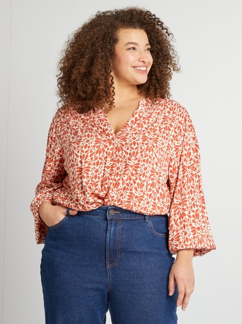 Blusa estampada - Kiabi