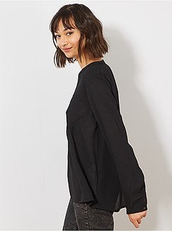 Blusa estilo babydoll - Kiabi