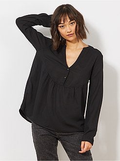 Blusa estilo babydoll - Kiabi