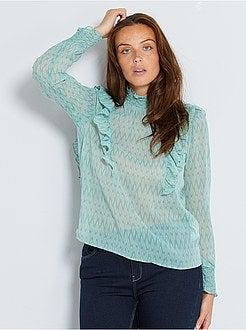 Blusa estilo vitoriana - Kiabi