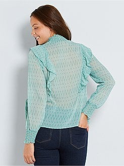 Blusa estilo vitoriana - Kiabi