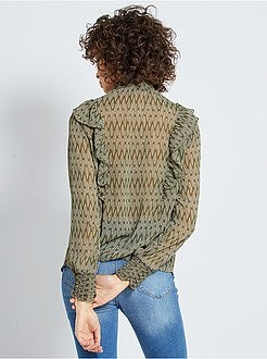 Blusa estilo vitoriana - Kiabi