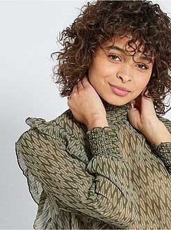 Blusa estilo vitoriana - Kiabi