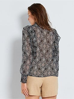 Blusa estilo vitoriana - Kiabi