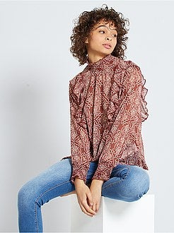 Blusa estilo vitoriana - Kiabi