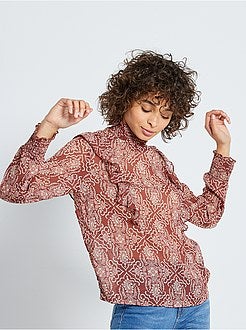 Blusa estilo vitoriana - Kiabi