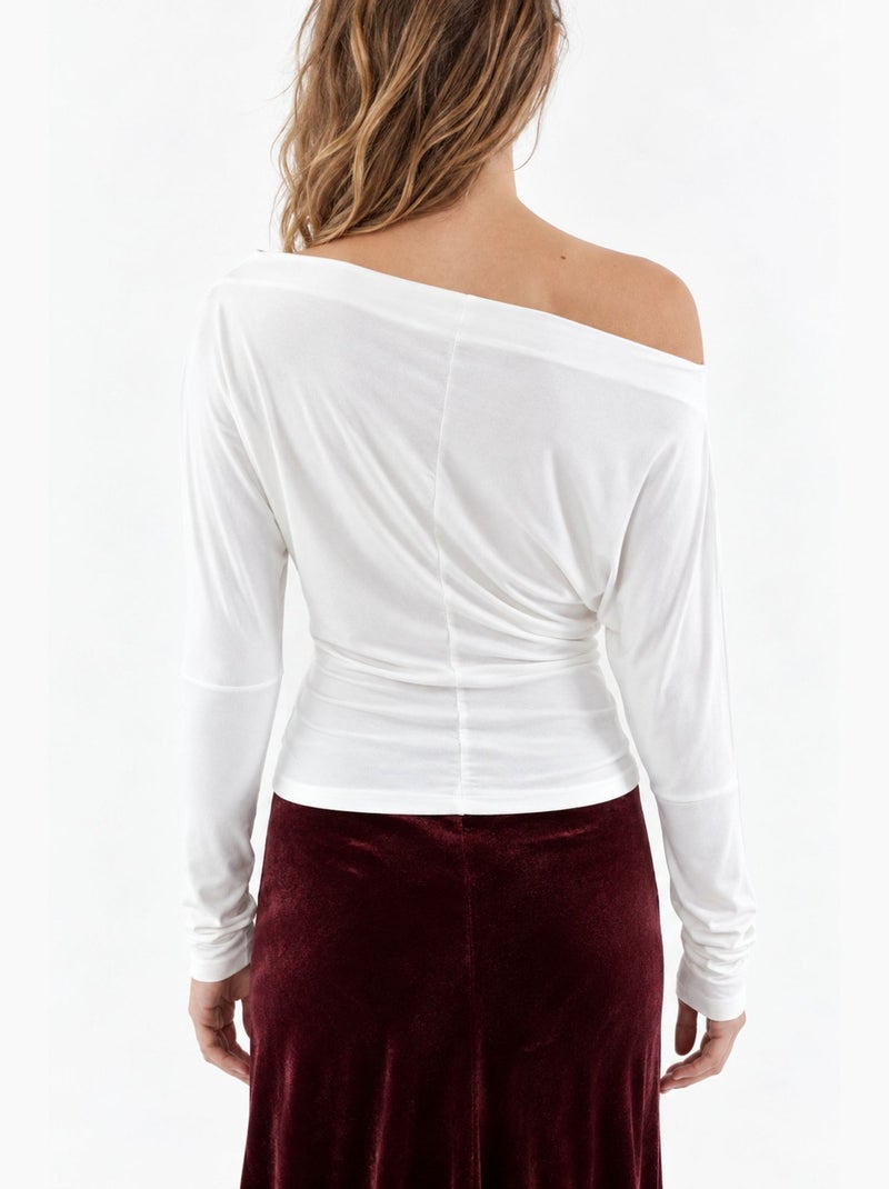 Blusa feminina busem Branco - Kiabi