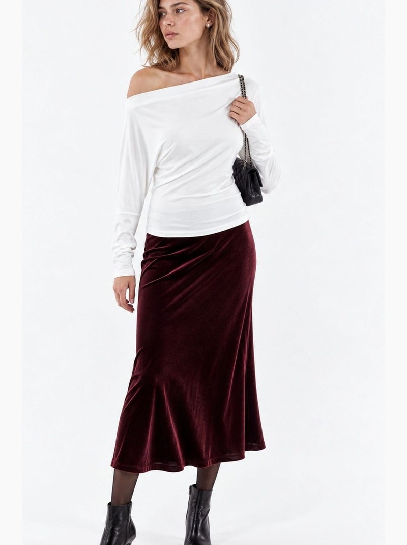Blusa feminina busem Branco - Kiabi
