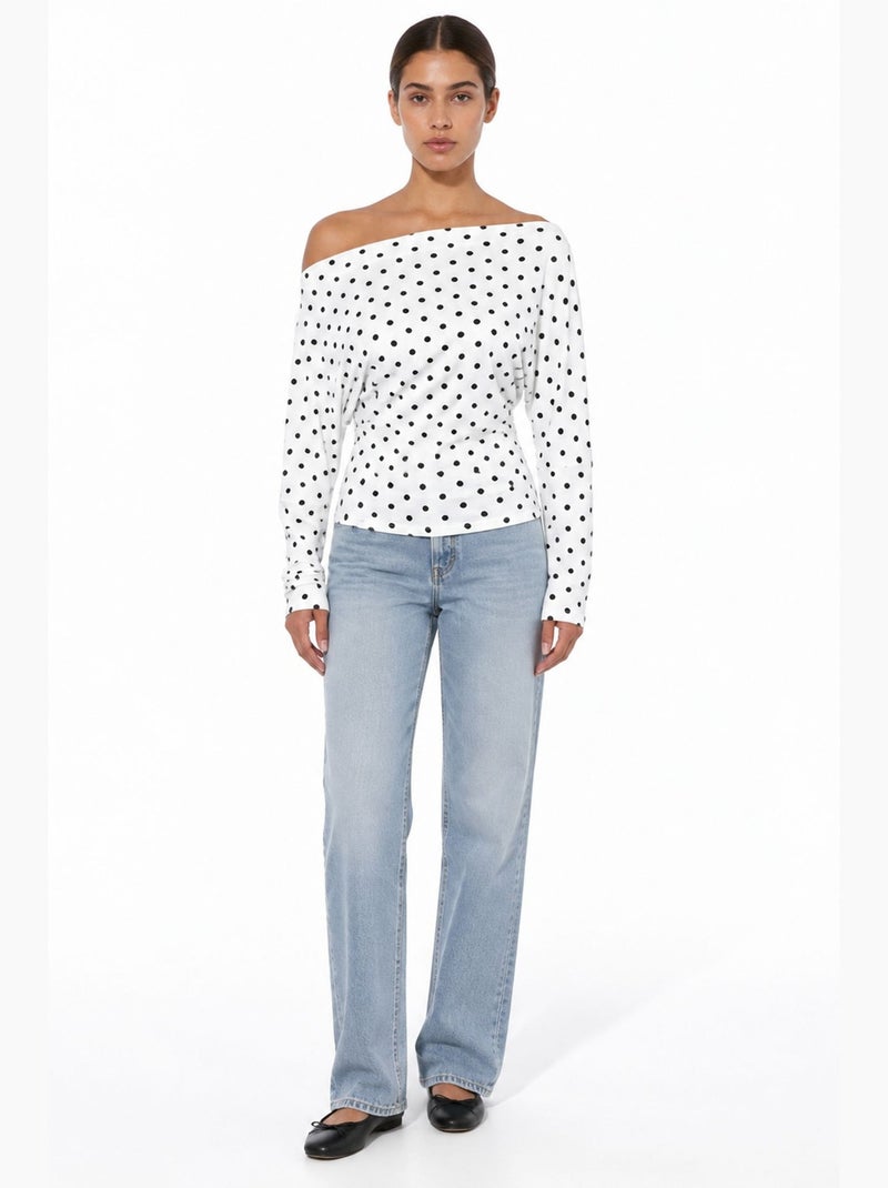 Blusa feminina busem Branco - Kiabi
