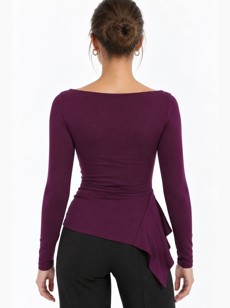 Blusa feminina busem Roxo - Kiabi