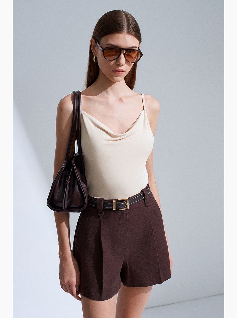 Blusa feminina dilvin Creme - Kiabi