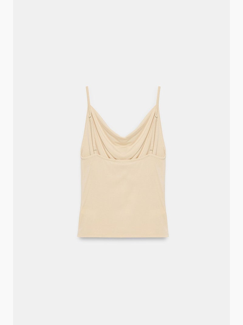 Blusa feminina dilvin Creme - Kiabi