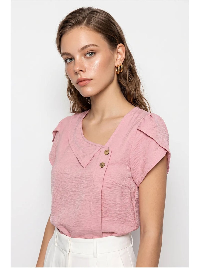 Blusa feminina lucci Rosa - Kiabi