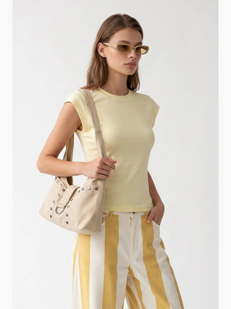 Blusa feminina mixray Amarelo-limão - Kiabi