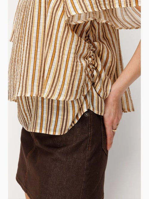 Blusa feminina mixray - Kiabi Blusa feminina mixray - Kiabi