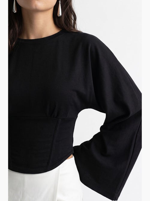 Blusa feminina mixray - Kiabi Blusa feminina mixray - Kiabi