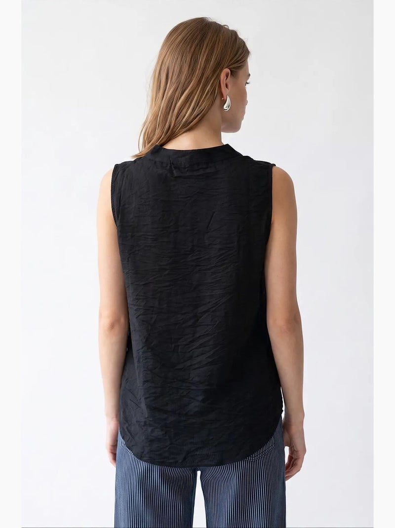 Blusa feminina mixray Preto - Kiabi
