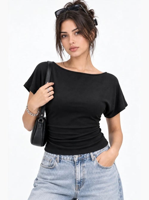 Blusa feminina mixray - Kiabi Blusa feminina mixray - Kiabi