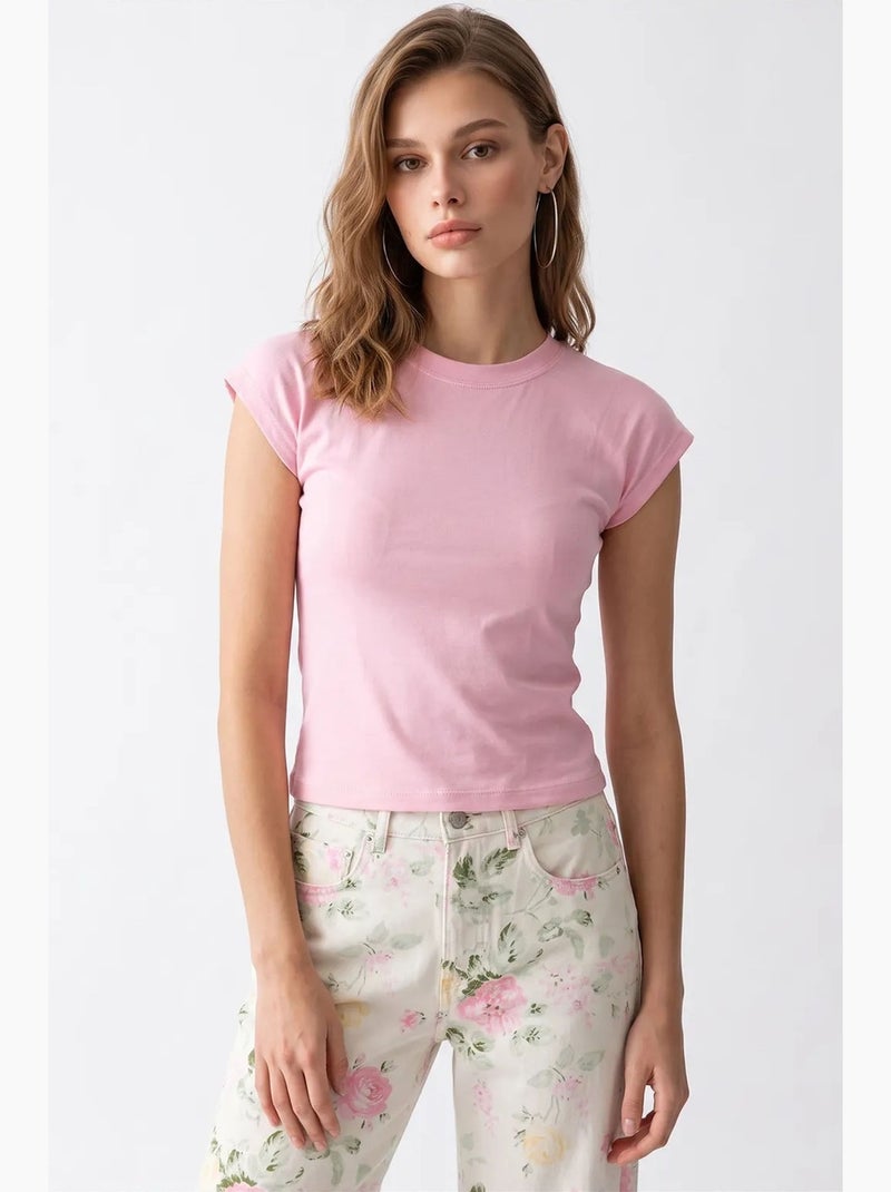 Blusa feminina mixray Rosa doce - Kiabi