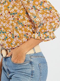 Blusa florida - Kiabi