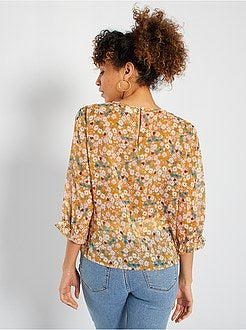 Blusa florida - Kiabi