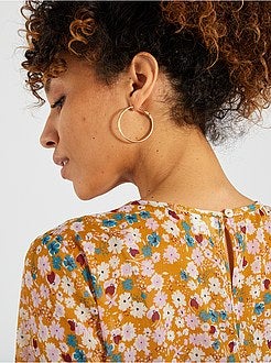 Blusa florida - Kiabi