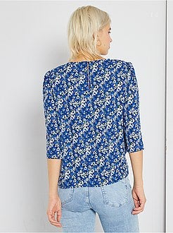 Blusa florida - Kiabi